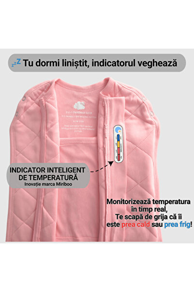 Miriboo Baby Changing System, Convertible, 0-6 Months, 1 TOG, PREMIUM Bamboo, Temperature Indicator