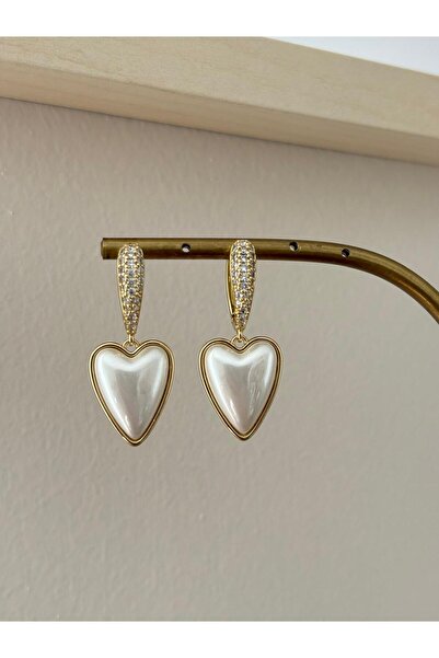 marsel aksesuar Special Series Xuping Stone Heart Dangle Earrings