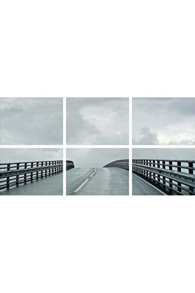 Sasb مجموعة فنية جدارية بدون إطار، مكونة من 6 قطع، متعددة الألوان