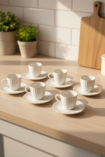 Bambum Karizma 6-Piece Coffee Cup Set Gold