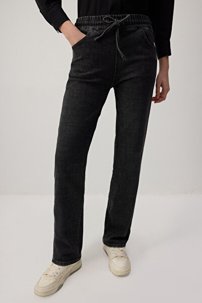 Touché Privé Denim Pants with Elastic Waist