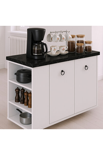 İGEMTASARİM Kahve Köşesi, Ardiye ve Mutfak Dolabı – Geniş Raflı Çok Amaçlı Tasarım kiler çok amaçlı dolap