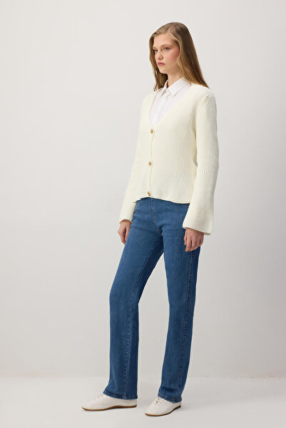 Touché Privé Denim Pants with Elastic Waist