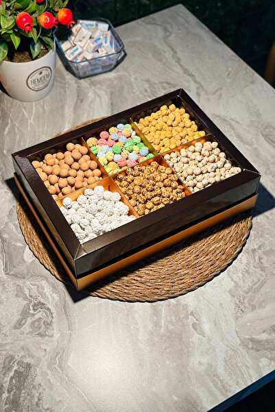 SOFT Hediyelik Karışık Lüx Leblebi Kutusu 1 kg -08