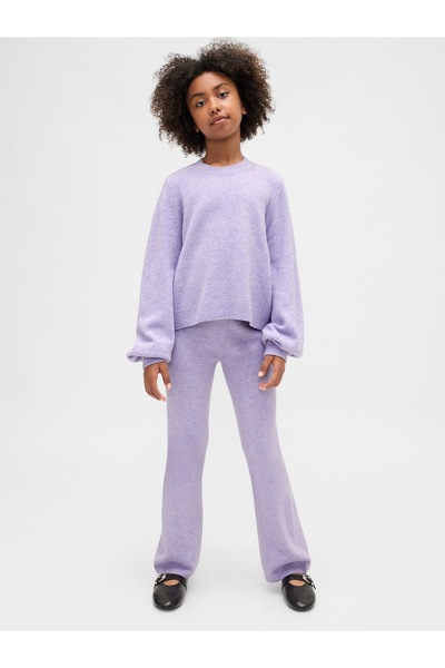 GAP Kız Çocuk Koyu Gri CashSoft Flare Pantolon