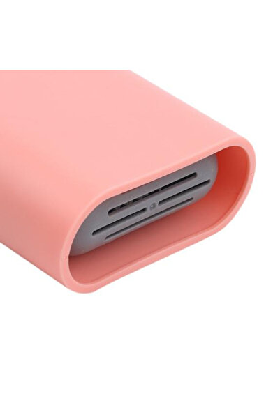 MaffStuff Pink Silicone Toilet Brush with Ventilated Holder for Hygienic Cleaning 🚽✨