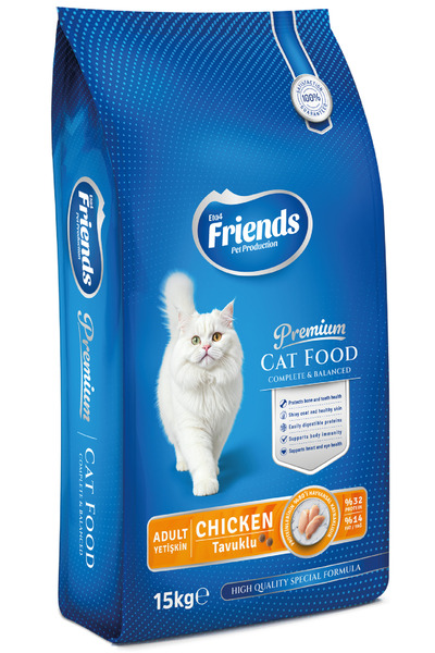 Friends Premium 15 Kg Tavuklu Yetişkin Kedi Maması