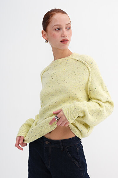 Addax Crew Neck Nopeli Knitwear Sweater K3463