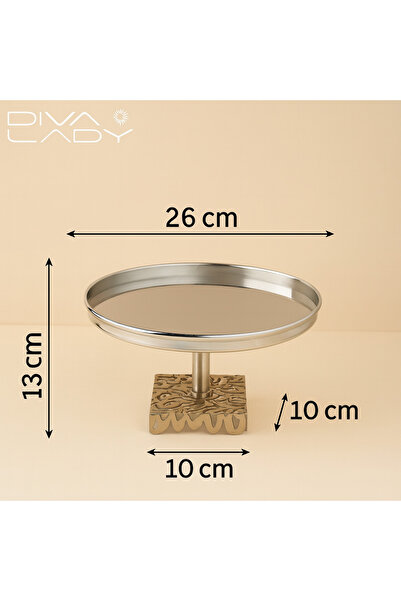DIVA LADY Royal serving stand with decorative base – measuring 26 x 13 x 10 cm
