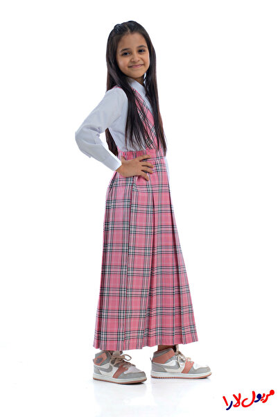 maryool lara مريول وردي كاروهات فاتح درجة رقم 2 بقصة اكس موديل X