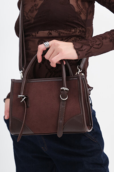 Addax Suede Hand and Shoulder Bag Ç31