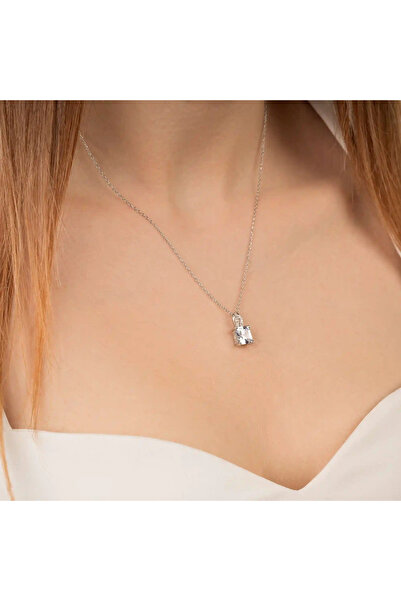 FELICELY Set Argint 925 Rodiat Victoria Colier + Cercei