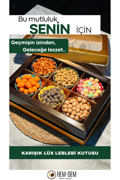 SOFT Hediyelik Karışık Lüx Leblebi Kutusu 440 gr -04