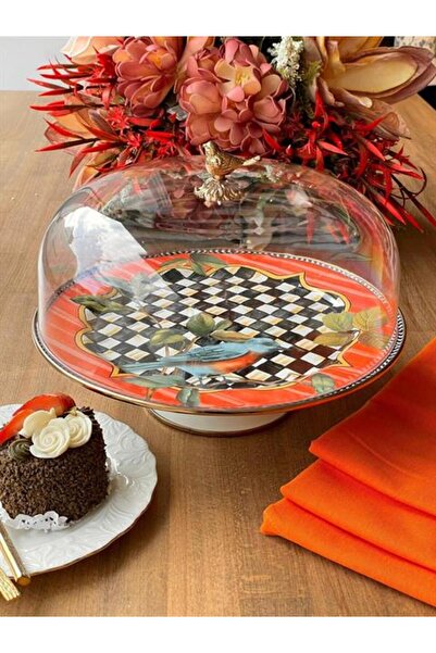 ROSSEV Miss Betty Paradise Enamel Cake Dish