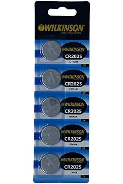 Wilkinson Sword Daewoo CR2025 Lithium Coin Cells - 5 Pack