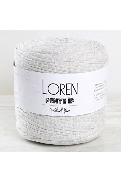 sylar Loren Combed Cotton Fabric Hand Knitting Yarn Gray - 24 - 33523