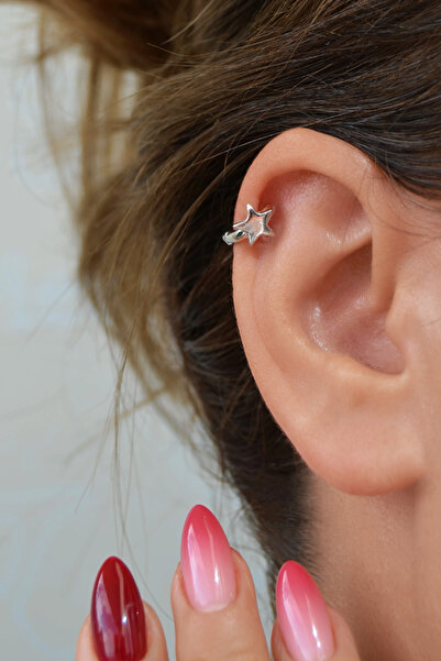 Sacce Scarves&Accessories Yıldız Figürlü Halka Helix Piercing – 8 mm (Tek Adet)
