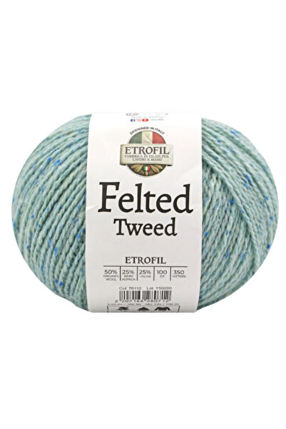 Etrofil Felted Tweed 3-Pack – 100 g 350 m Premium Merino & Alpaca Blended Knitting Yarn-76112