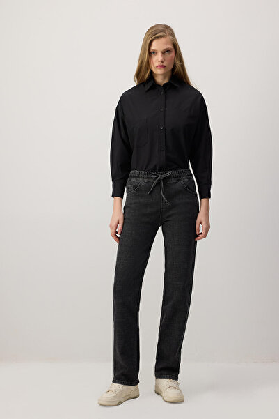 Touché Privé Denim Pants with Elastic Waist