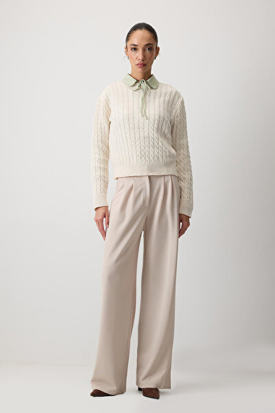 Touché Privé Hair Braid Knitted Sweater