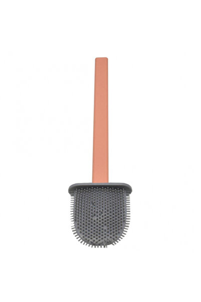 MaffStuff Pink Silicone Toilet Brush with Ventilated Holder for Hygienic Cleaning 🚽✨