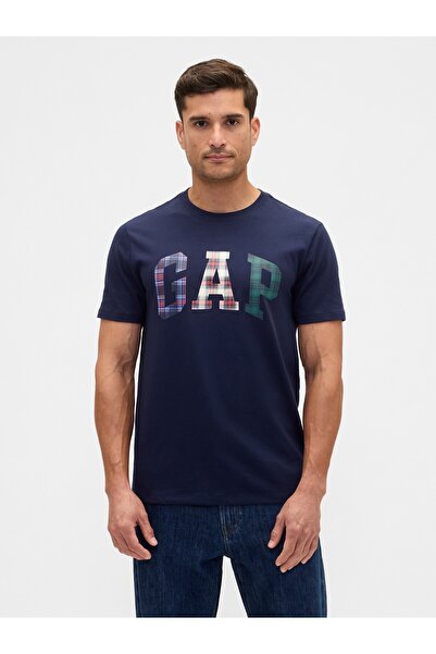 GAP Erkek Lacivert Everyday Soft Logo T-Shirt