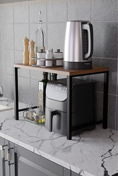 steel desing Airfryer Rafı,Mutfak Organizeri, Mikrodalga Dolabı , Tezgah Üstü...
