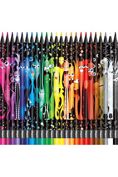 Maped Color Peps Monster Colored Pencils, 24 Count