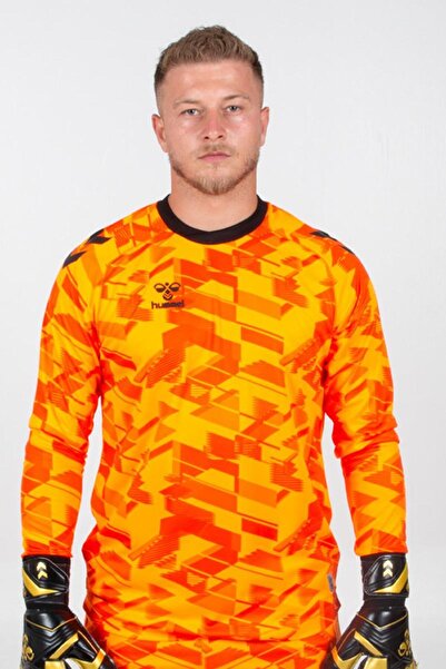 hummel Line Kaleci Tek Üst Forma Neon Turuncu