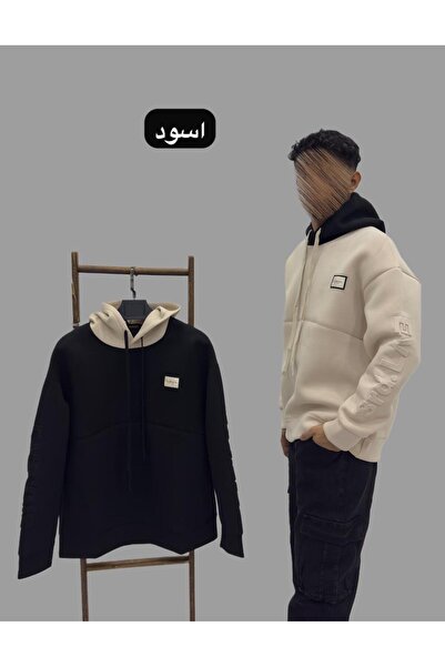 ALANAQA هودي بلوفر اوفر سايز مبطن جديد