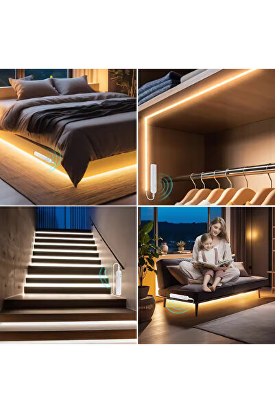 OEM COB LED strip with motion sensor, timer and intensity adjustment, 3m