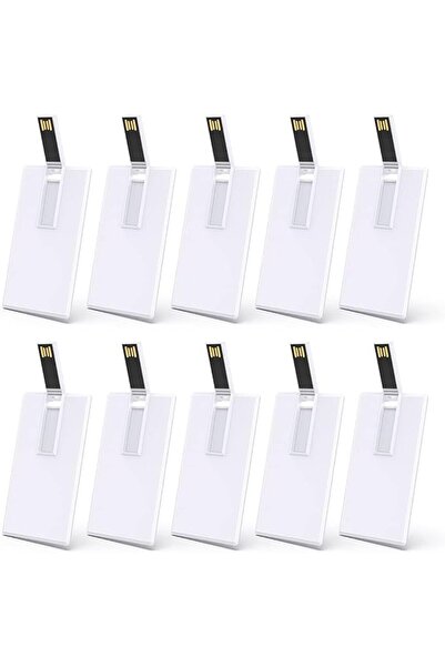 Generic 16GB USB Flash Drive, Bulk 100 Flash Drives (White Card)
