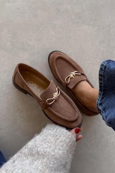 nope21shoess Loafer από γνήσιο δέρμα Tokyo Toprak