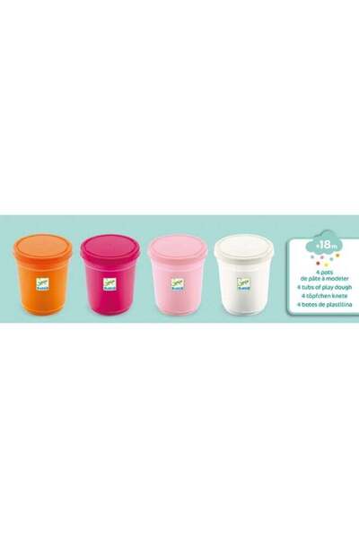 Generic 4 Tubs Of Play Dough