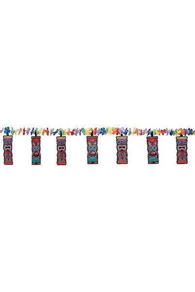 Generic Tiki Flower Lei Garland Streamer 12feet Decorations Party Supplies 12...