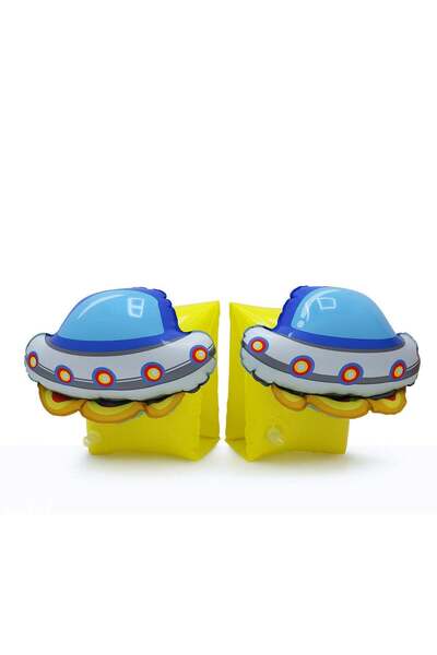 Generic Kids Inflatable Arm Bands Spaceship Style Floaties for Swimming Cute ...