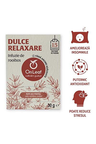 On Leaf Rooibos Tea, OnLeaf, 15 tea bags, 30 g