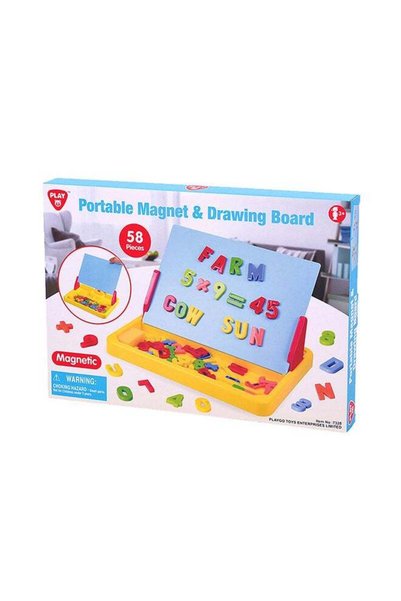 Generic Portable Magnet & Drawing Board - 58 Pcs