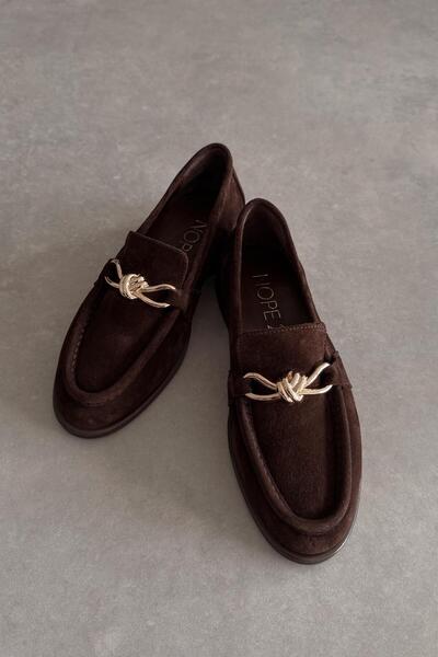 nope21shoess Loafer από γνήσιο δέρμα Tokyo Brown