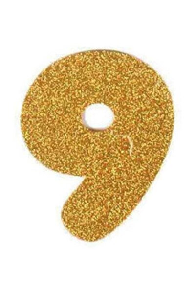 Generic Foil Balloon Number 9 Large Metallic Number Balloon for Birthdays Ann...