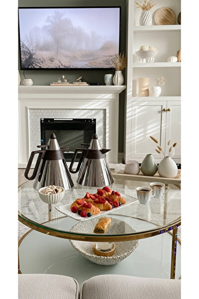 Generic 1 liter/700 ml tea and coffee thermos set with an elegant design