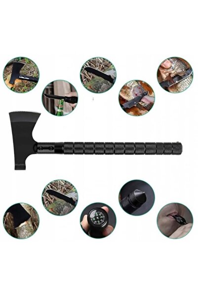 OEM Topor multifuncțional, design detașabil, cap din oțel carbon