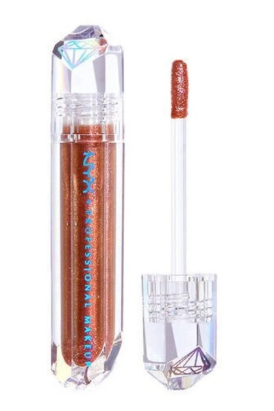 NYX Professional Makeup Lip gloss., Diamond & Ice Lip Topper - 02 That's Fire