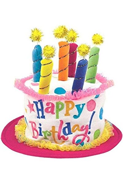 Generic Happy Birthday Cake Plush Hat
