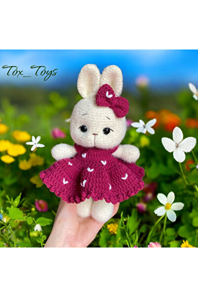 Toystox Amigurumi %100 el yapımı oyuncak tavşan ve uyku arkadaşı