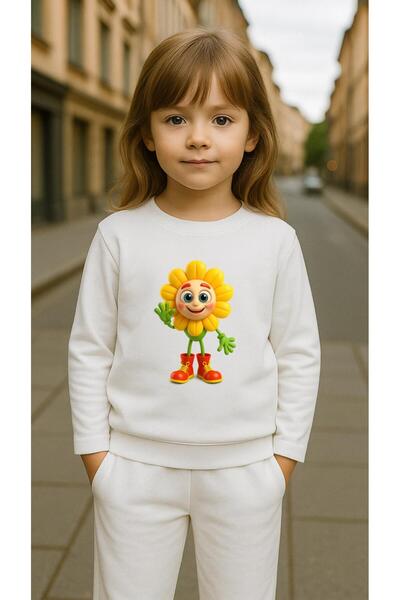 playwear Dječji set majica SUNFLOWER BOOT sa printom za devojčice i dečake, o...