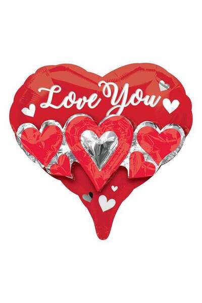 Generic Three Times The Love Junior Shape Balloon 45Centimeter For Valentine'...