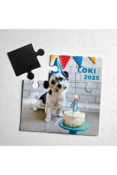 PersonalizatCuStil Personalized Magnetic Puzzle With Photo – 9 Pieces – Square