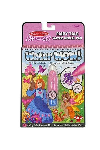 Generic Water Wow - Fairy Tale – Reusable Water-Reveal Activity Pad with 4 Ma...