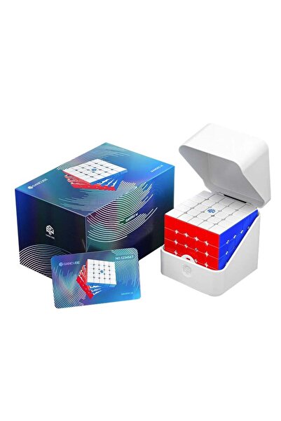 GAN Bilă magnetică Rubik 562 5x5x5 cu vârf Cub, cu miez (acoperită UV), Jucar...